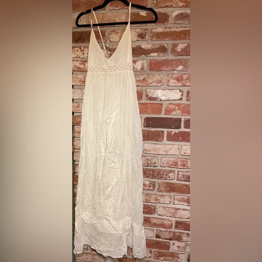 Divided White Dress